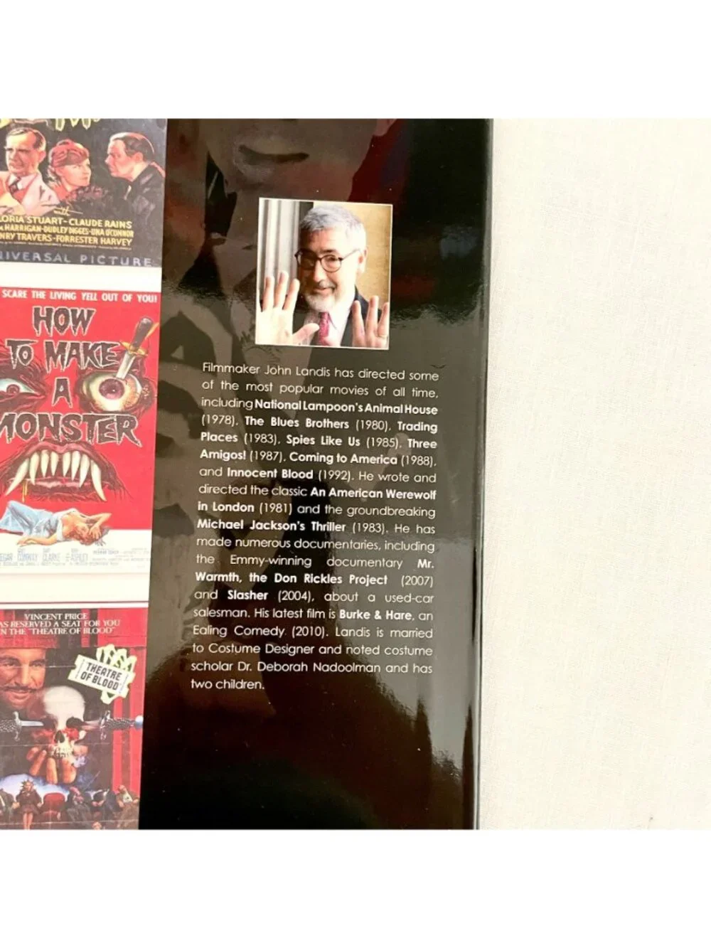 John Landis Monsters in the Movies Hardcover Book Film Horror Cinema History